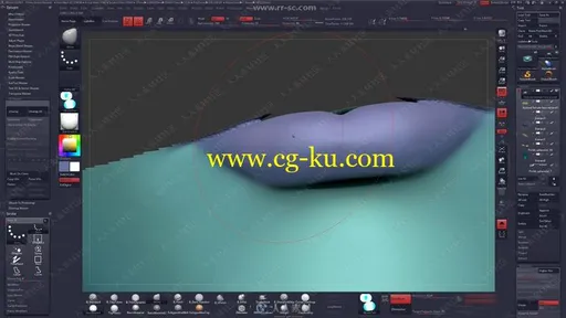 Zbrush精致女精灵角色雕刻艺术实例制作视频教程的图片3