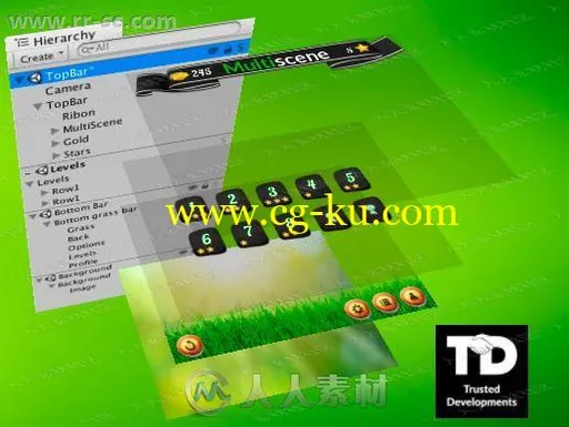 多组场景拖拽同屏组合模式工具Unity游戏素材资源的图片2