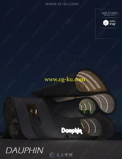 现代豪华个性疯狂酒吧室内设计3D模型合集的图片3
