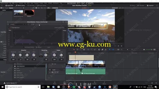 DaVinci Resolve 15达芬奇基础编辑指南视频教程的图片1