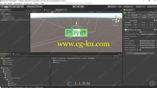 Unity中VR虚拟现实游戏交互技术视频教程的图片1