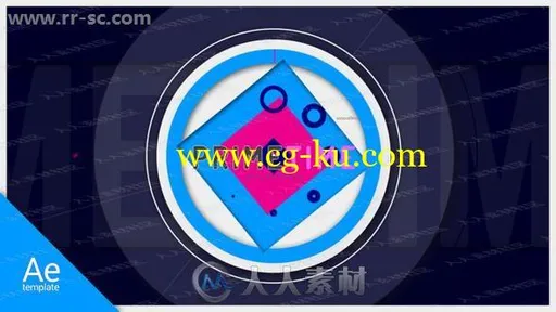 正流行活力版块切换展示派对时尚动感AE模板的图片1