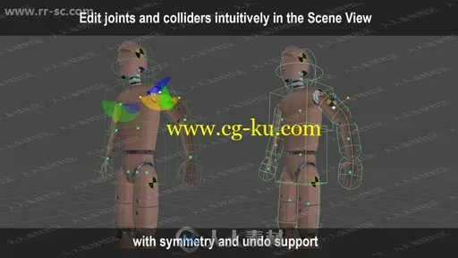处理人体形态翻滚打斗站立姿势编辑工具Unity游戏素材资源的图片1