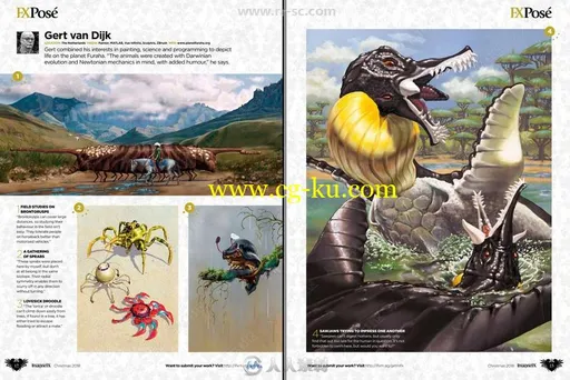 ImagineFX科幻数字艺术杂志2018年圣诞特刊的图片1