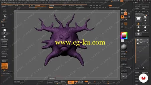 国外大师ZBrush影视级角色雕刻建模制作视频教程的图片1