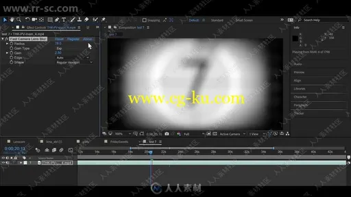 Fast Camera Lens Blur镜头模糊AE与PR插件V3.11.0版的图片1