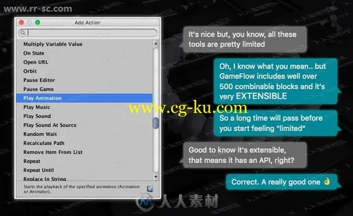 GameFlow可视化脚本自动化工具Unity游戏素材资源的图片1