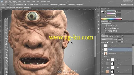ZBrush写实角色超详细制作工作流程视频教程的图片3