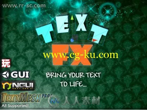 有趣强大文本动画系统工具Unity游戏素材资源的图片1