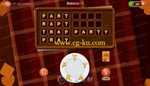 540组精良关卡小饼干字谜游戏完整项目Unity游戏素材资源的图片3