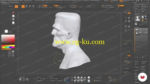 国外动画师精美3D角色塑造Zbrush视频教程的图片3