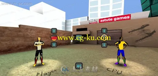 自由机敏街头足球小游戏完整项目Unity游戏素材资源的图片3