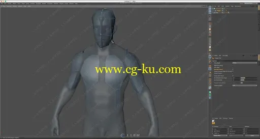 Cinema 4D超经典机器人建模制作完整工作流程视频教程的图片3