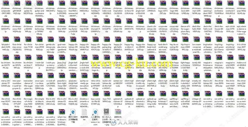 2018-2019圣诞节新年配乐音频音乐素材大合集 共160首MP3WAV格式的图片1