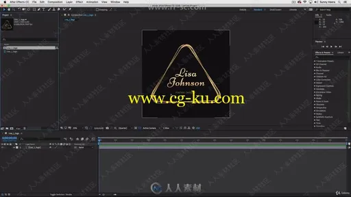 AE标志Logo演绎动画实例制作视频教程的图片1