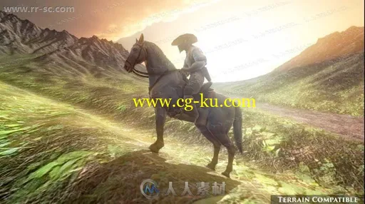 多组游戏骑乘马匹坐骑3D模型Unity游戏素材资源的图片3