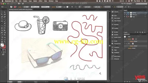 Illustrator CC 2019矢量绘图大师班训练视频教程的图片1