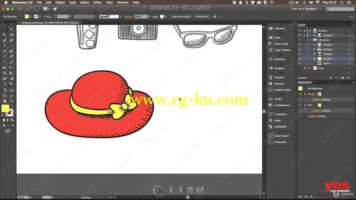 Illustrator CC 2019矢量绘图大师班训练视频教程的图片2