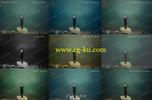 人像后期低饱和度森系效果Lightroom模板的图片3