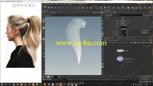 Houdini毛发建模与特效实例制作视频教程的图片3