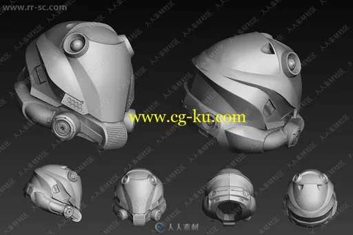 5组超精细Zbrush角色雕刻3D模型合集的图片3
