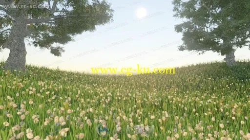 不同环境下草材质渲染着色器Unity游戏素材资源的图片1