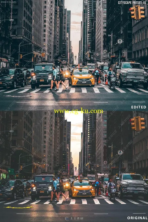 现代都市灯火电影效果时尚色调PS模版Lightroom模板的图片2