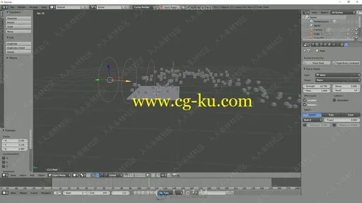 Blender粒子系统技能训练视频教程的图片1