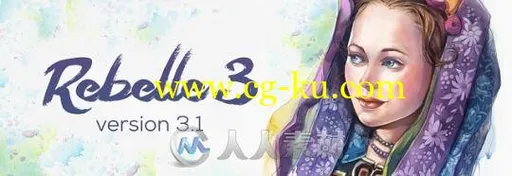 Rebelle水彩水墨模拟数字绘画软件V3.1版的图片1