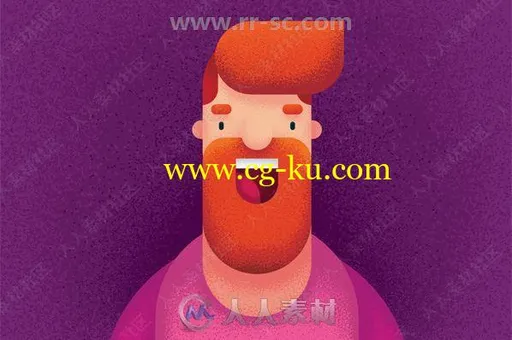 Gigantic Grain Brushes噪点纹理Illustrator笔刷的图片2