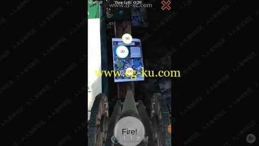 Unity中AR增强现实游戏UI交互技术视频教程的图片1
