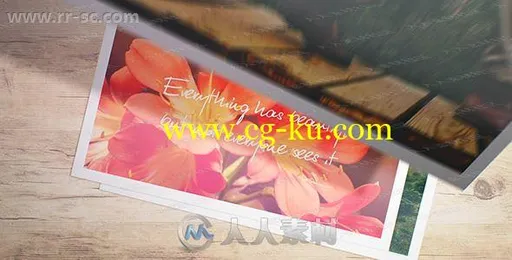 清新阳光木板相片罗列相册动画AE模版的图片1