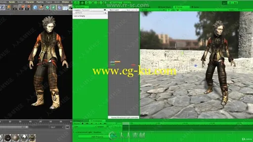 C4D游戏人物角色艺术制作视频教程的图片1