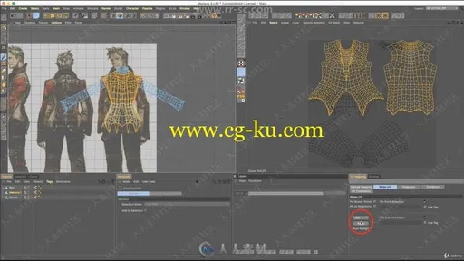 C4D游戏人物角色艺术制作视频教程的图片2