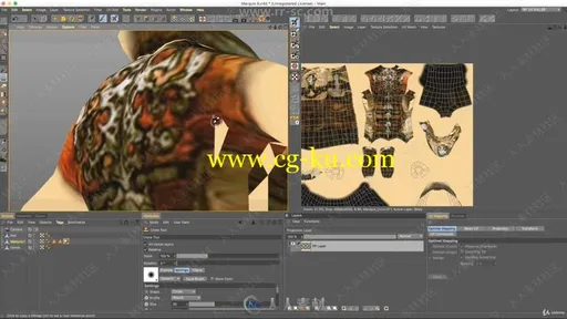 C4D游戏人物角色艺术制作视频教程的图片3