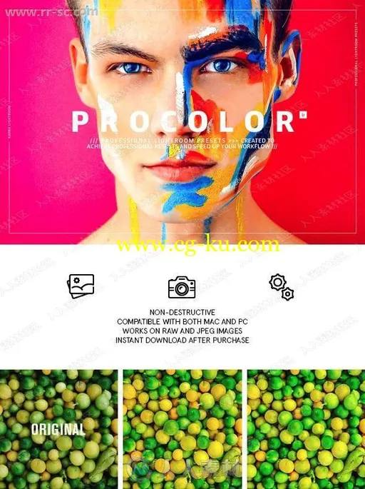 鲜艳活力多彩明亮艺术色调Lightroom模板的图片1