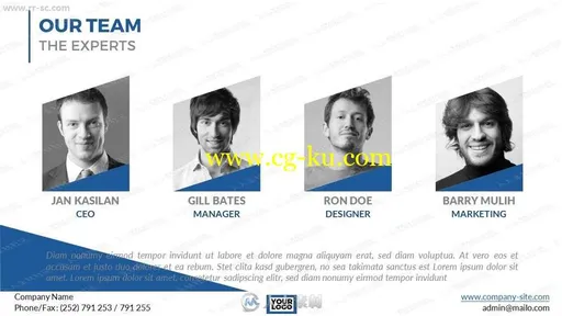 现代企业专业商务数据PPT模版Modern Bright Presentation的图片2