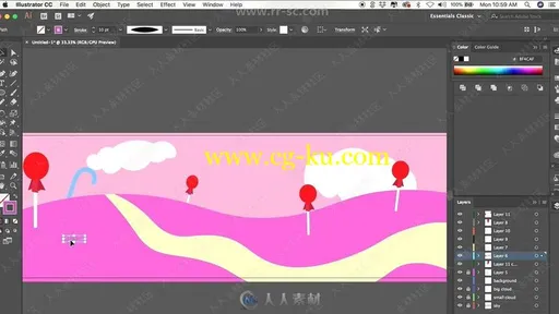 Character Animator背景环境动画实例制作视频教程的图片2