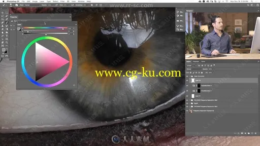 Photoshop模特级肖像彩妆润饰级实例训练视频教程的图片3
