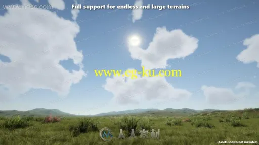 动态昼夜模块化云天空闪电雷击树丛天气系统工具Unity游戏素材资源的图片1