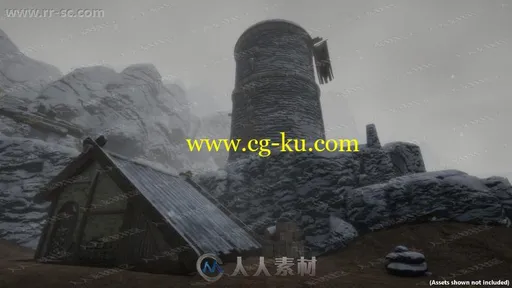 动态昼夜模块化云天空闪电雷击树丛天气系统工具Unity游戏素材资源的图片2