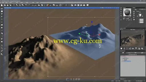 Vue地形创意设计工作流程视频教程的图片1
