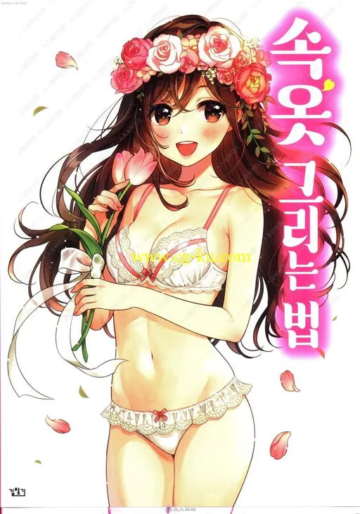 女孩儿内衣绘制方法韩文高清原版书籍杂志的图片1