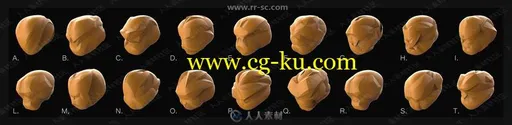 超过200组Zbursh硬表面alpha网格纹理雕刻笔刷合集的图片3