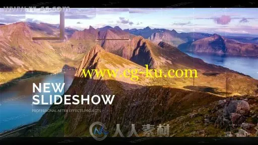 立体透明玻璃感方块拼凑转场过渡AE模版的图片1
