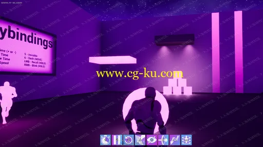 八组慢速冻结倒转时间隐身能力游戏蓝图UE4游戏素材资源的图片2