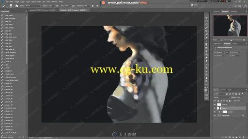异域风情精致美女完整数字绘画流程视频教程的图片2