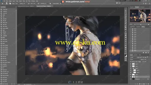 异域风情精致美女完整数字绘画流程视频教程的图片3