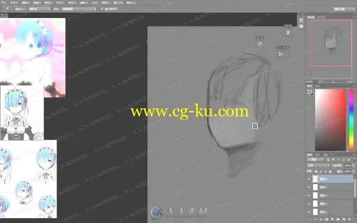 酚酞fom厚涂角色直播原画视频教程的图片1
