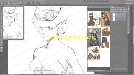 游戏原画设计白鹿网络学院进阶班写实角色造型视频教程的图片3
